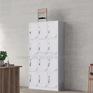 12-Swing Door's Metallic Durable Locker Cabinet