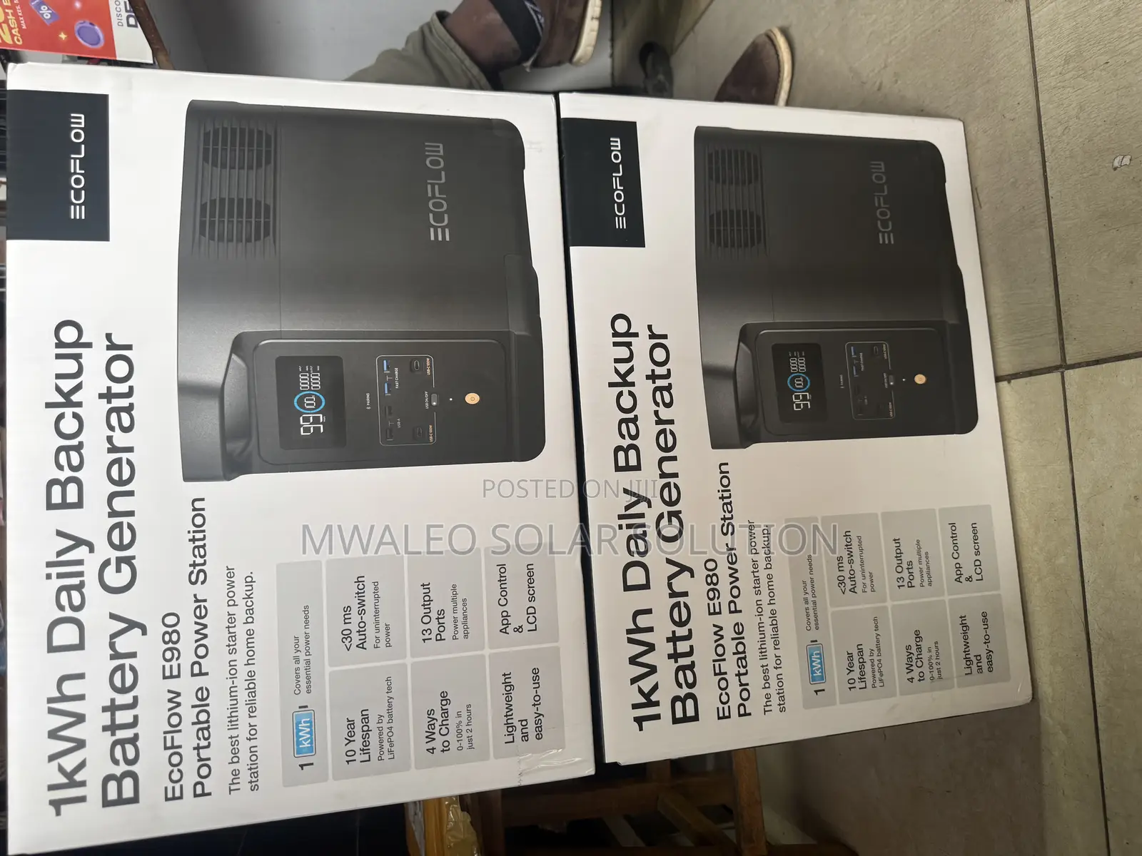 Ecoflow Backup Power Station 1kwh