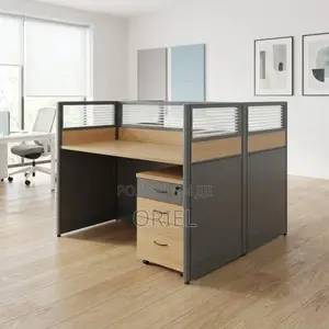 Office Workstation : 2 Way Office Workstation Desk