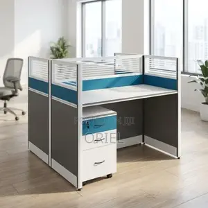Office Workstation : 2 Way Office Workstation Desk