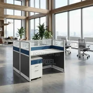 Office Workstation : 2 Way Office Workstation Desk