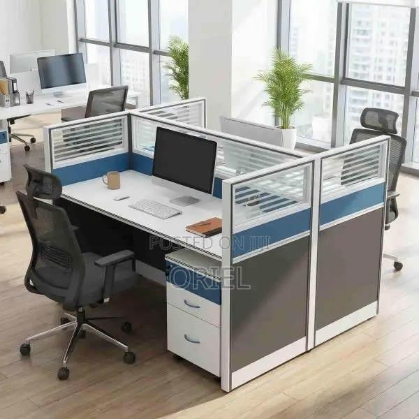 Office Workstation : 2 Way Office Workstation Desk