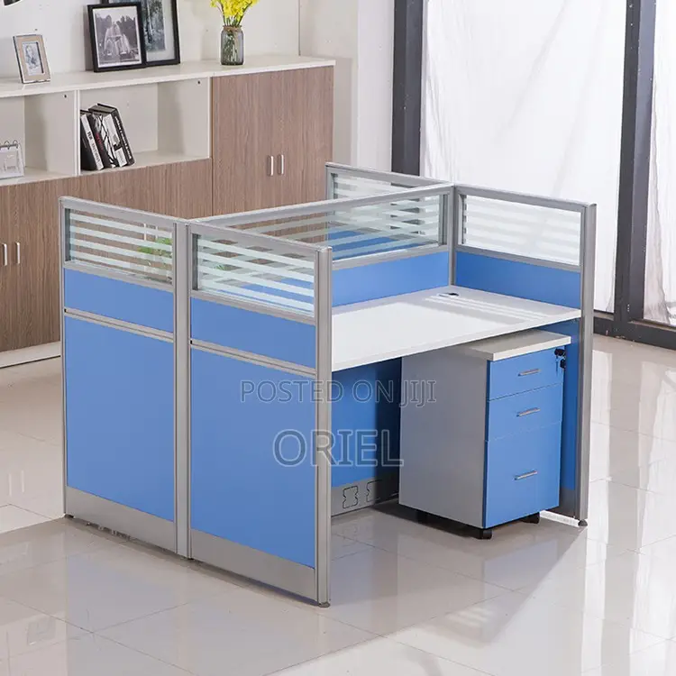 Office Workstation : 2 Way Office Workstation Desk