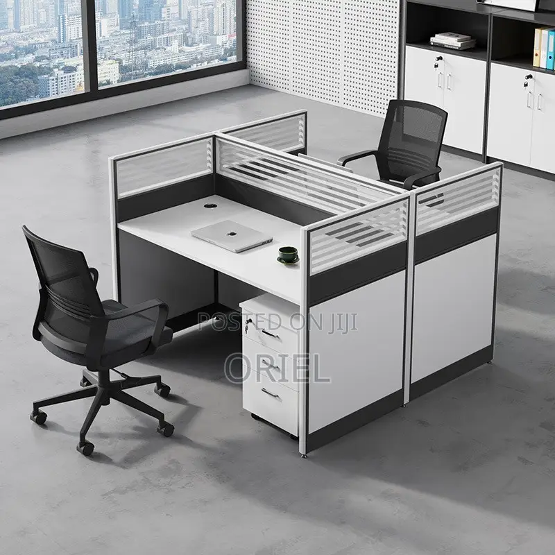 Office Workstation : 2 Way Office Workstation Desk
