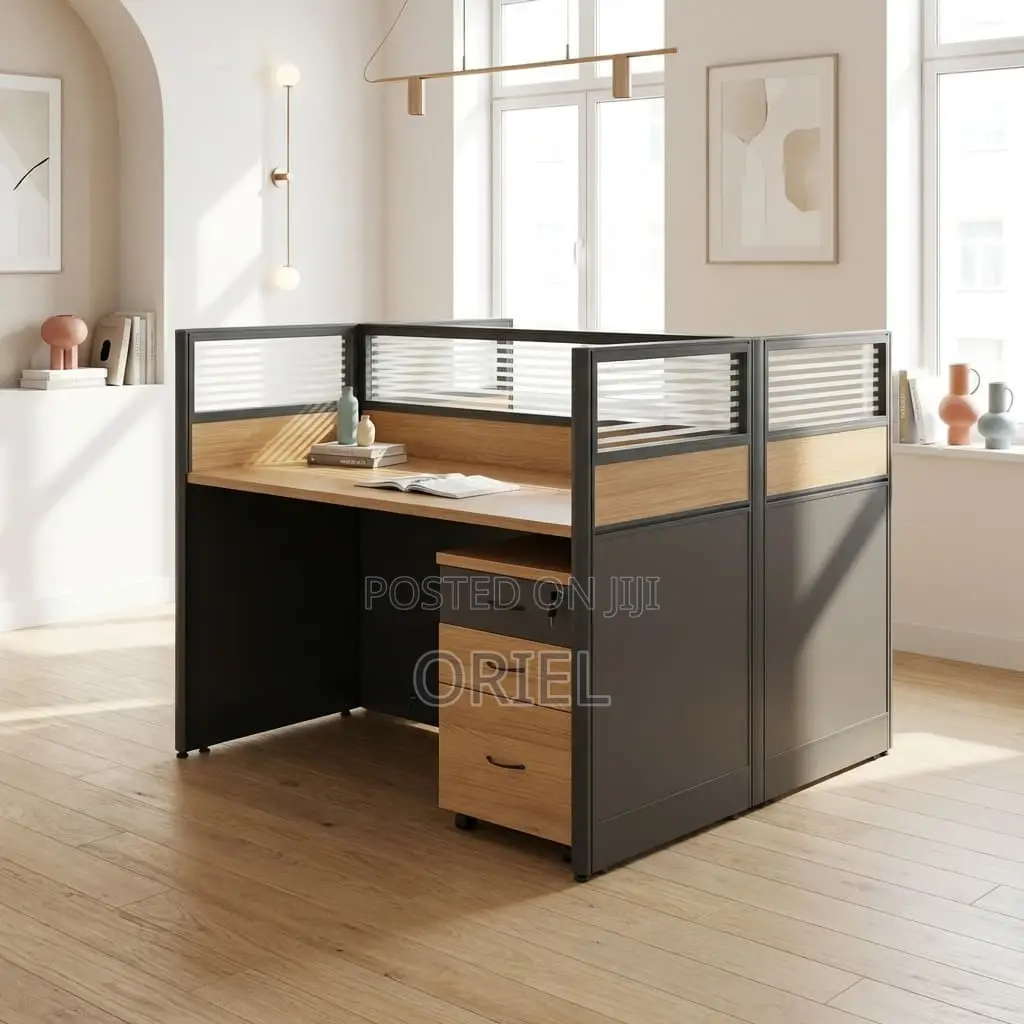 Office Workstation : 2 Way Office Workstation Desk