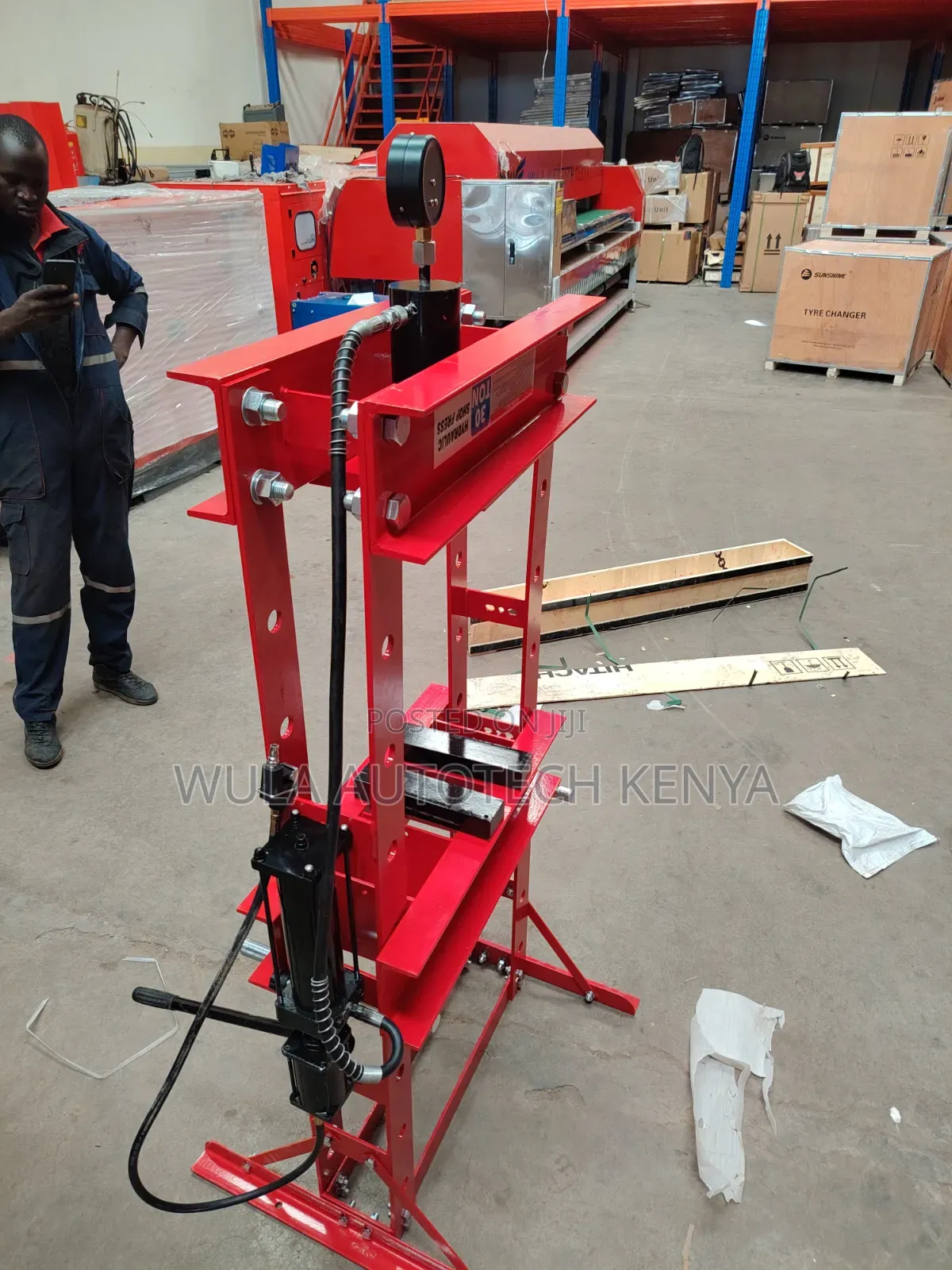 Straightening and Compressing Shafts Pneumatic Press Machine Sunshine