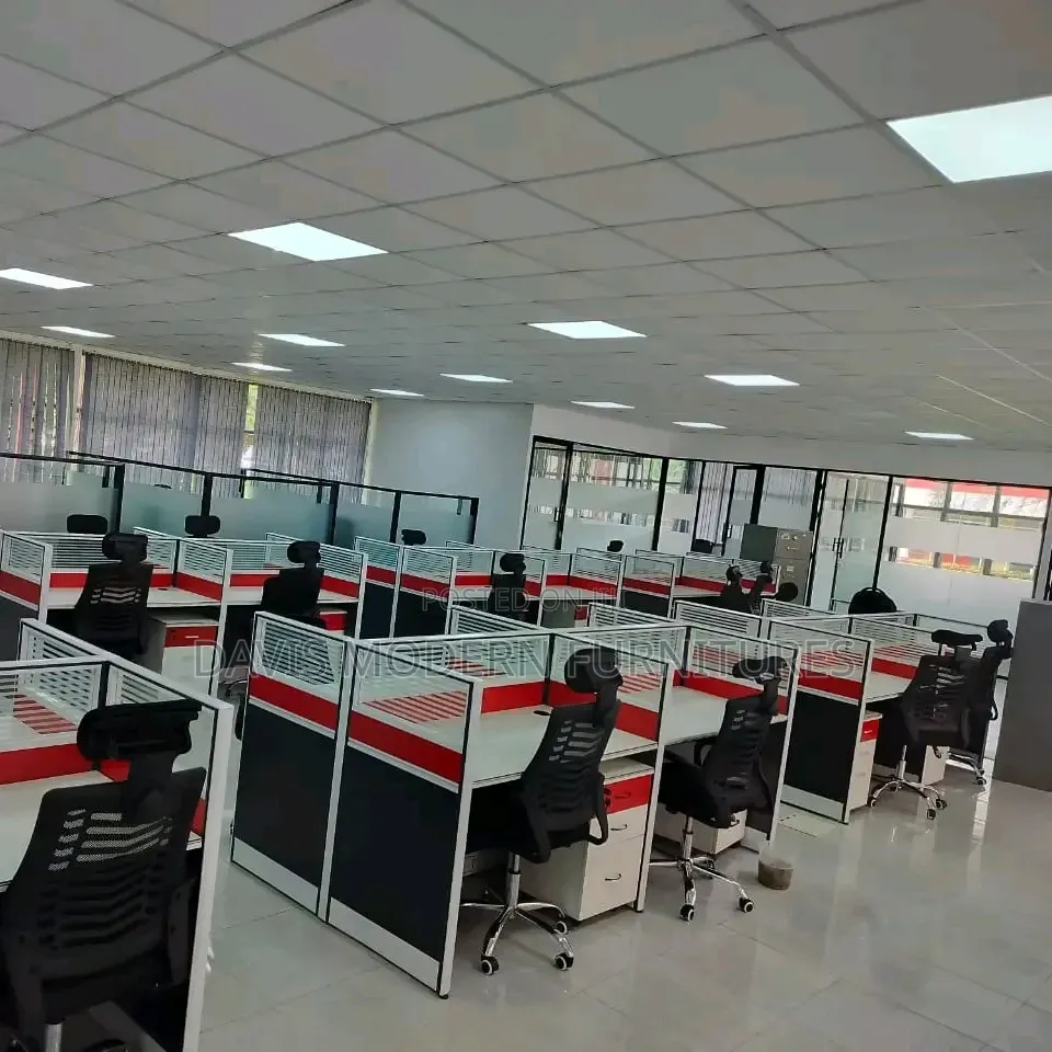 A Modern Open-Plan Office Workstation