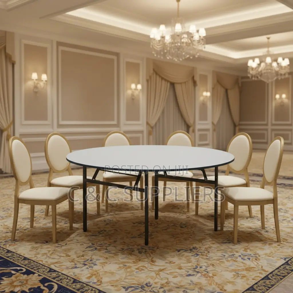 10-15 Seater Foldable Round Table