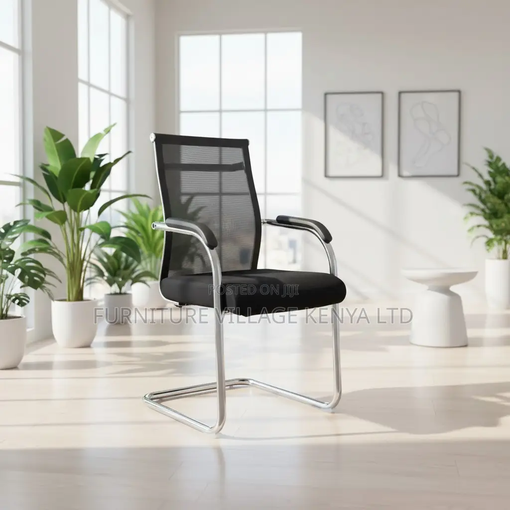 Ergonomic Arm Breathable Guest Waiting Chair