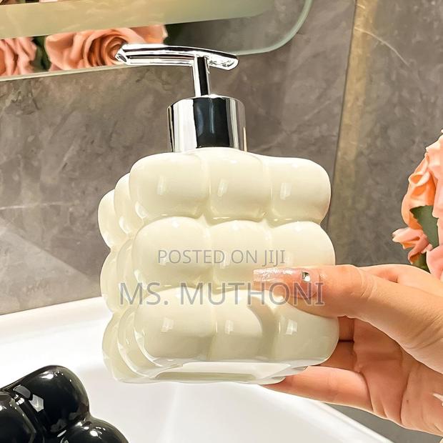 Aesthetic Ceramic Soap Dispenser Multicolor