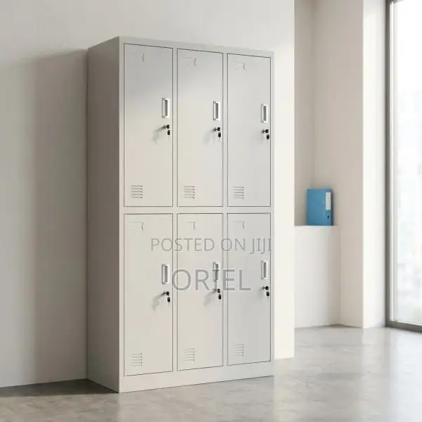 Office Cabinet : 6-Door Metal Locker Cabinet
