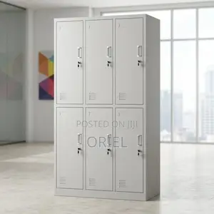 Office Cabinet : 6-Door Metal Locker Cabinet