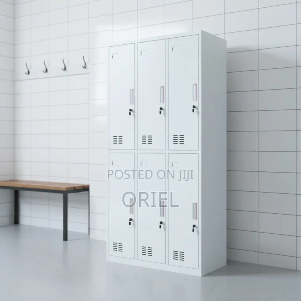 Office Cabinet : 6-Door Metal Locker Cabinet