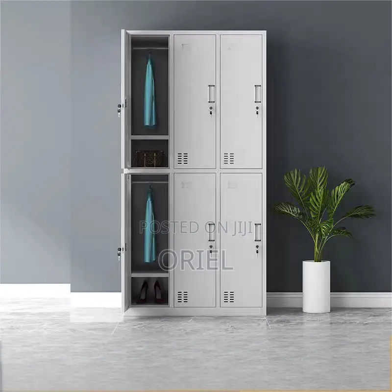 Office Cabinet : 6-Door Metal Locker Cabinet