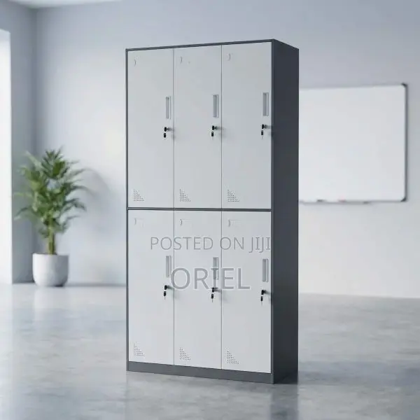 Office Cabinet : 6-Door Metal Locker Cabinet