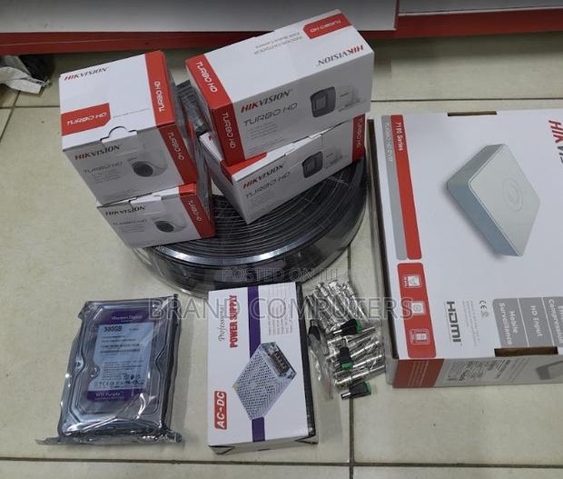 Hikvision 4 Channel CCTV Kit – 4 Cameras Complete Security System - main view
