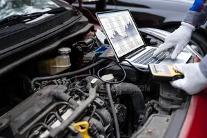 Car Diagnosis Repair and Fixing.