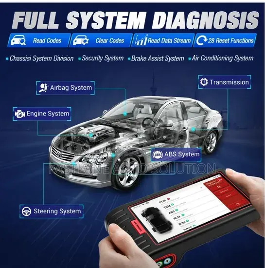 Car Diagnosis Repair and Fixing.