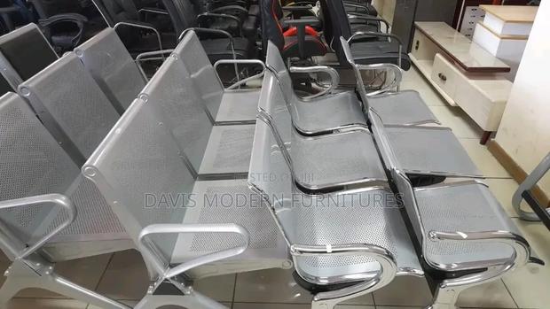 Metal Waiting Room Bench Chair