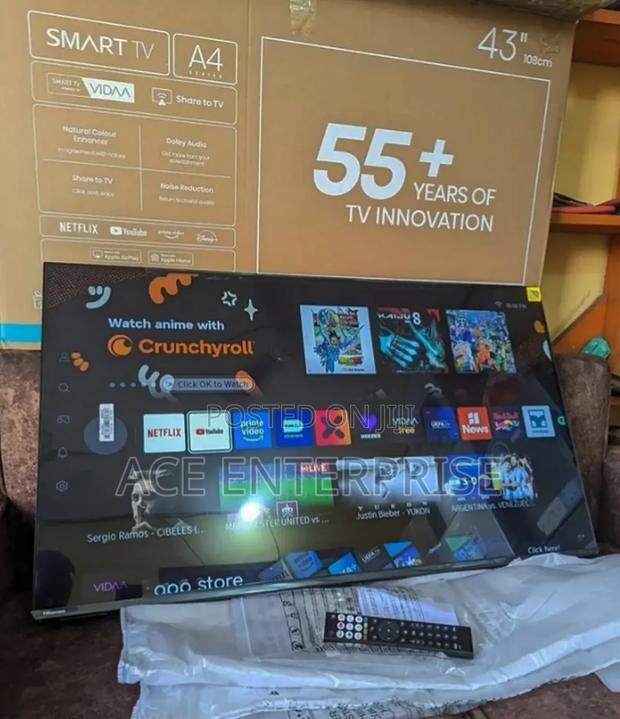 A4 Series - Hisense 43" Vidaa Smart Os Tv (108cm)
