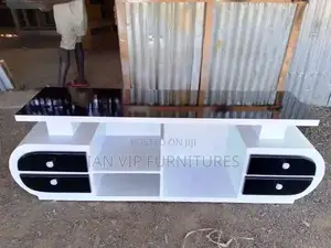Black and White Marble Tv Stand
