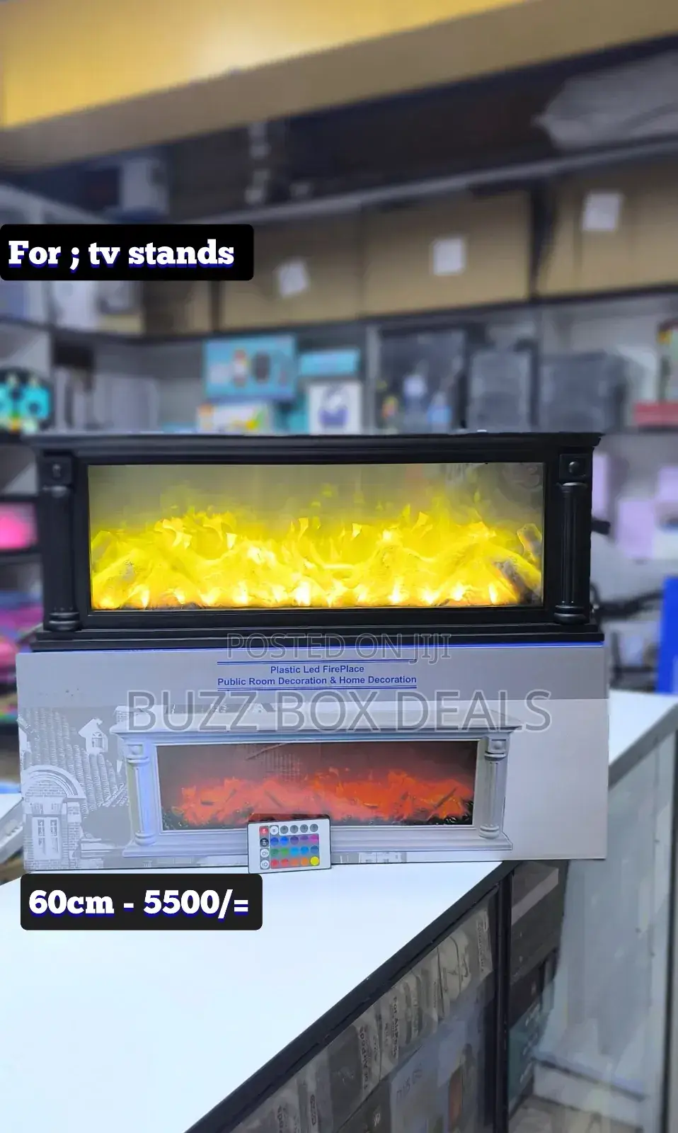 Led Fireplace Lantern Decor