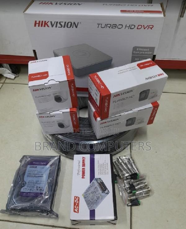 Hikvision 4 Channel CCTV Camera Surveillance System Complete Kit