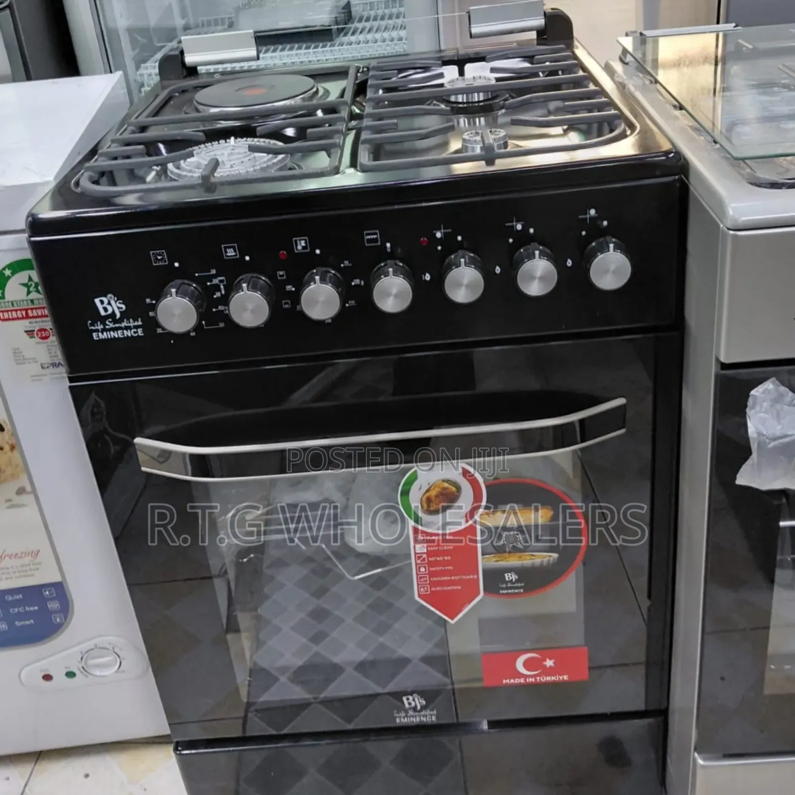 BJS Eminence 3g+1e Standing Cooker Wok Burner