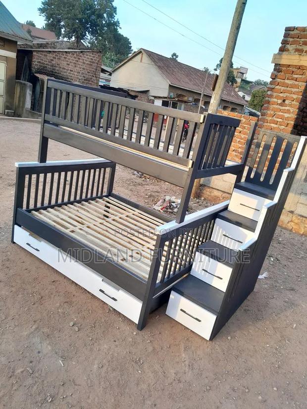 Children's Bunk Bed With Storage Staircase Kenya