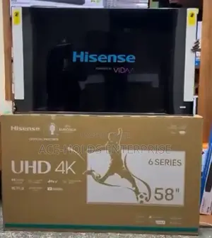 Uhd - Hisense 58" Inches Smart Vidaa Os - Frameless Tv Qled