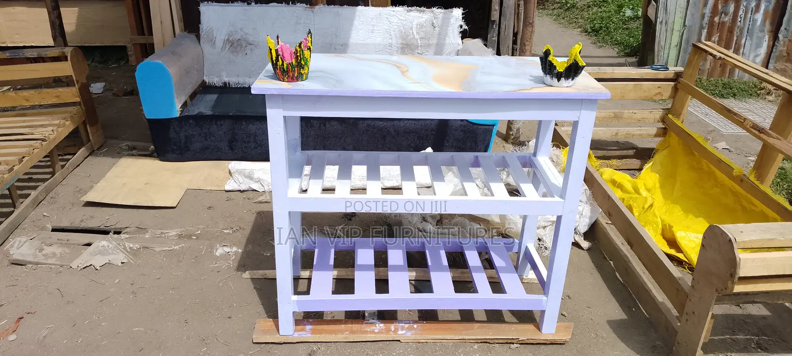 White Marble Kitchen Table