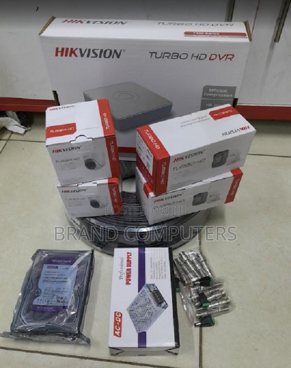 4 Channel Hikvision CCTV Security Cameras Wifi Enabled - main view