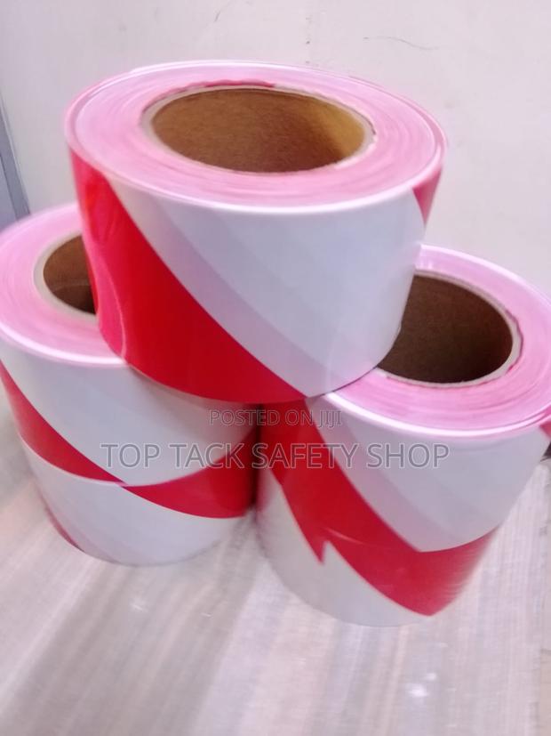 Warning Tape White And Red - thumbnail 2