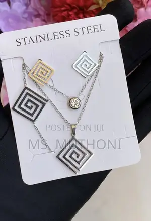 Simple Stainless Steel 3pc Jewellery Gift Sets *