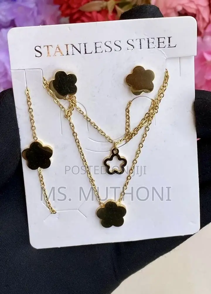 Simple Stainless Steel 3pc Jewellery Gift Sets *
