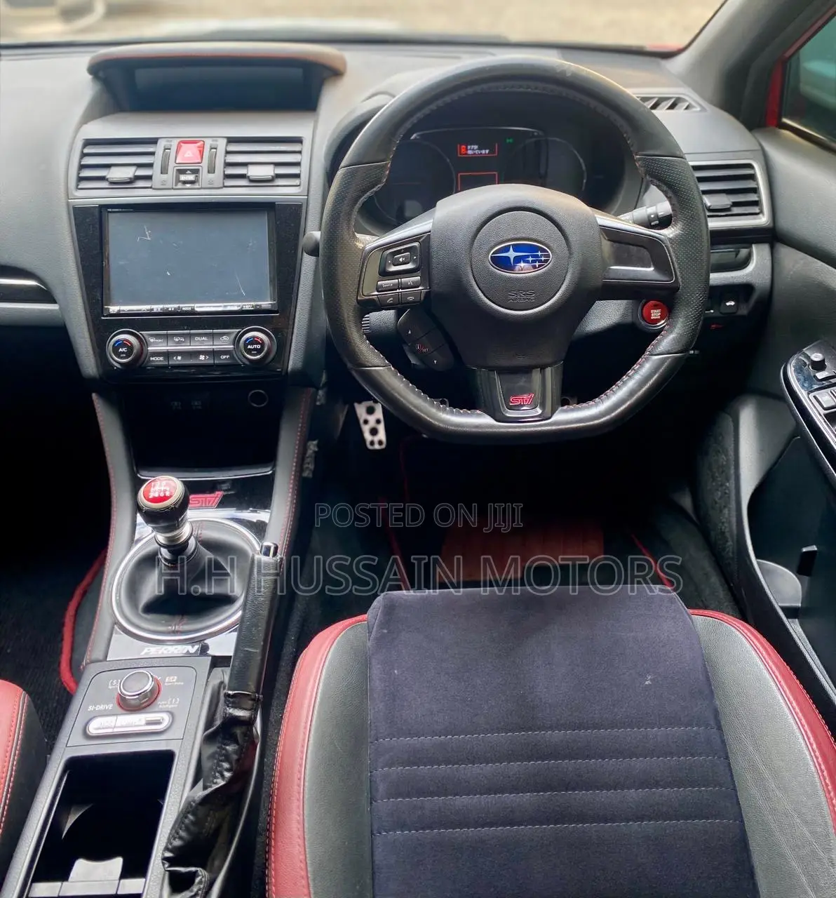Subaru WRX STI 2019 Red