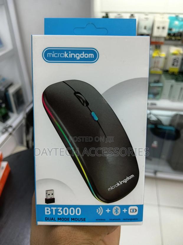Microkingdom 2.4g Rechargeable Wireless Bluetooth Mouse Bt3000