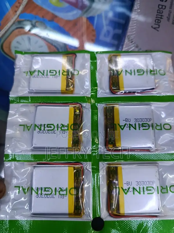 Lipo Rechargeable Battery 3.7 v 300 Mah Micro Cell 32×20×6 Mm