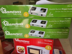 Ramtons 2burner Biogas Cooker Rg101