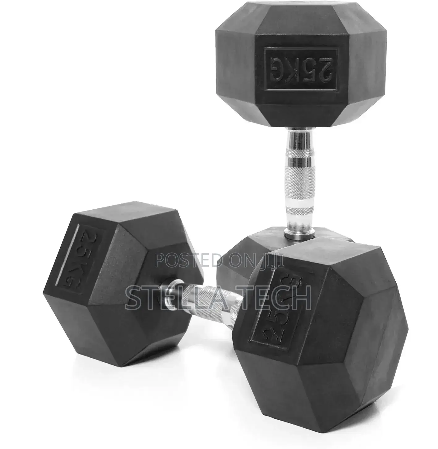 Hexagonal Dumbbells 25 Kg
