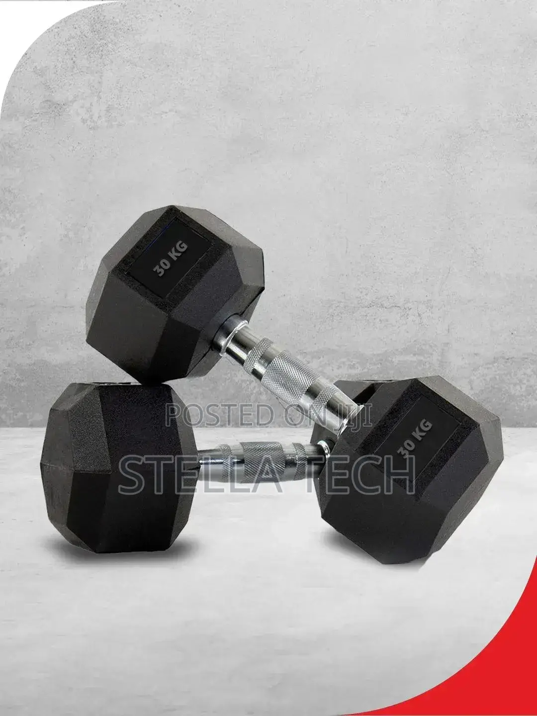 Hexagonal Dumbbells 30kg