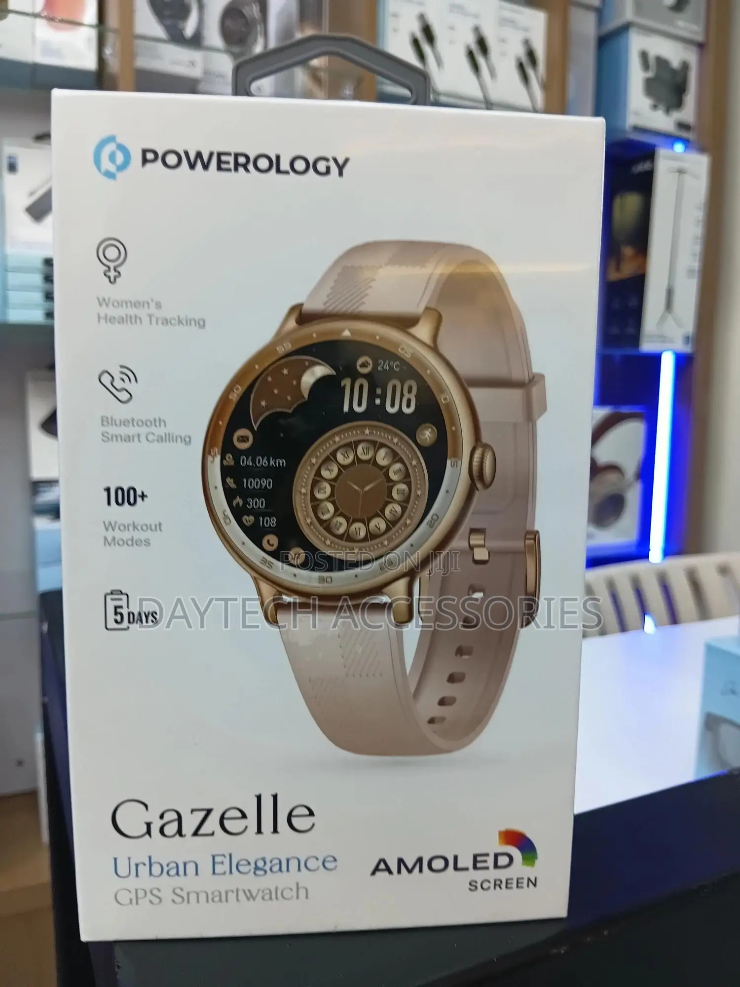 This Is a Powerology Gazelle Urban Elegance GPS Smartwatch