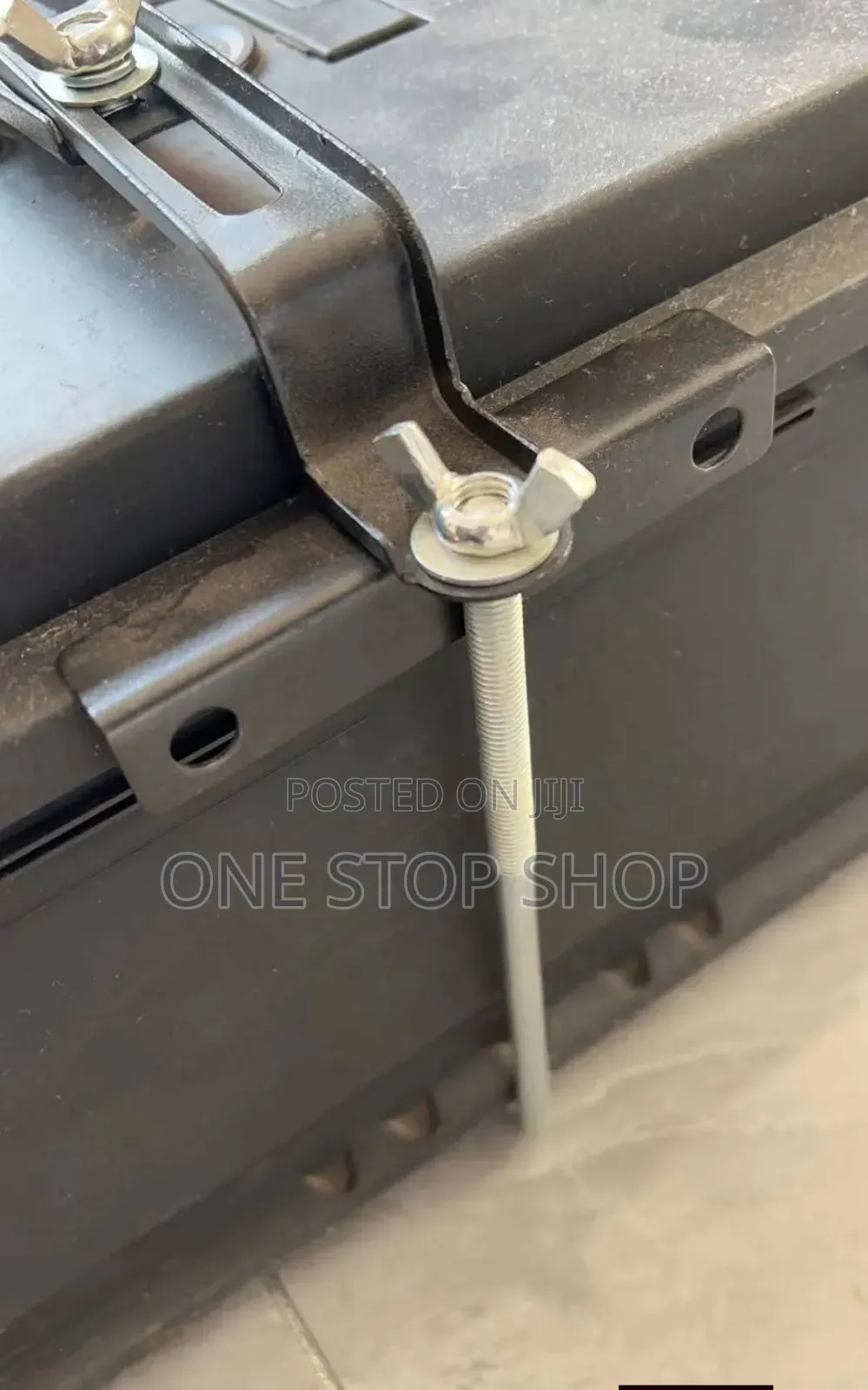 Universal Car Battery Retaining Holding Clamp Bracket Kit