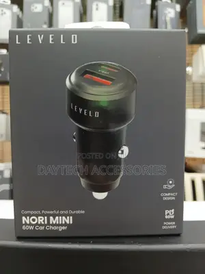 Levelo Nori Mini 60w Car Charger - Black