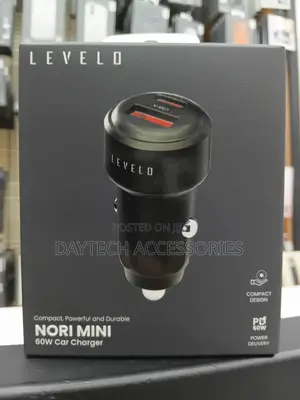 Levelo Nori Mini 60w Car Charger - Black