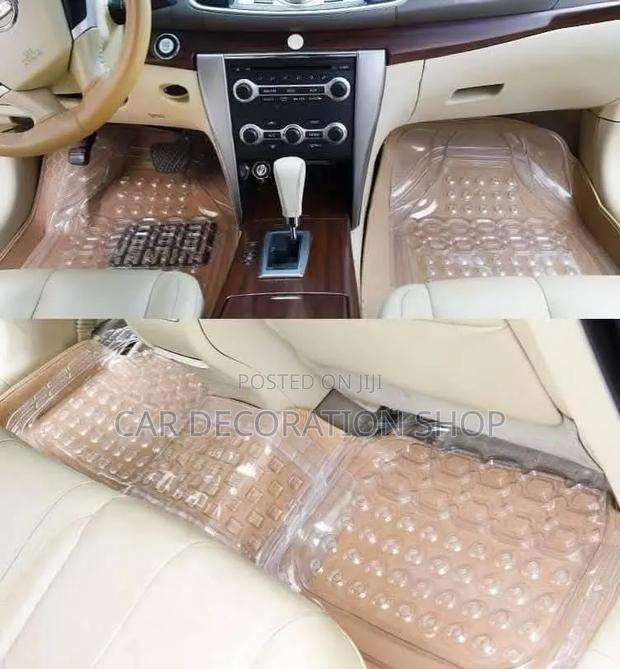 Clear Floor Car Mats 5pc Protect Original Mats From Dirt,Spill,Mud