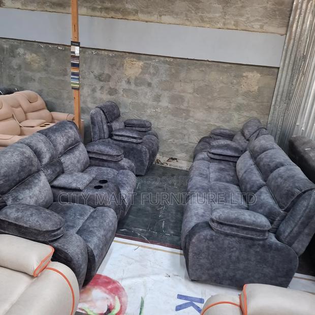 Luxed Modern 5-Seater Semi-Recliner Sofas Offers 