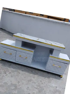 Executive Marble Tv Stand With Marble Finish