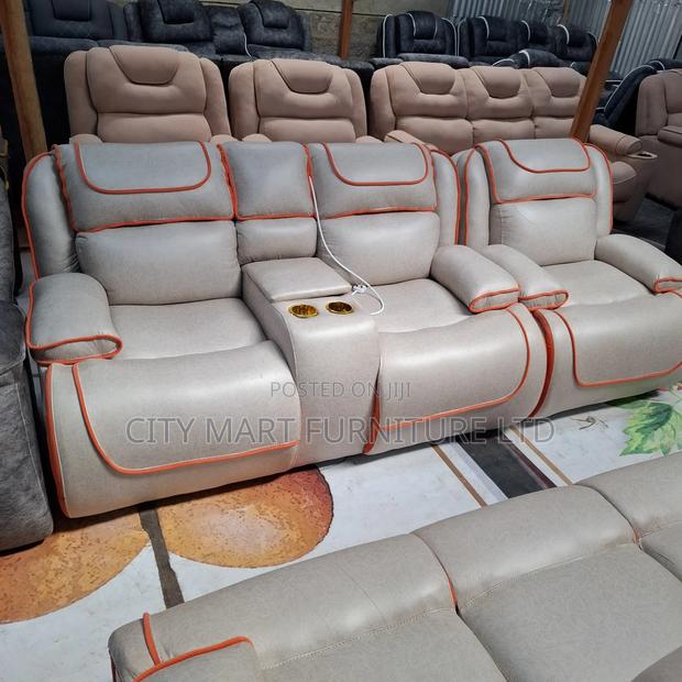 Cozy-Lined Modern 5-Seater Semi-Recliner Sofas Offers 