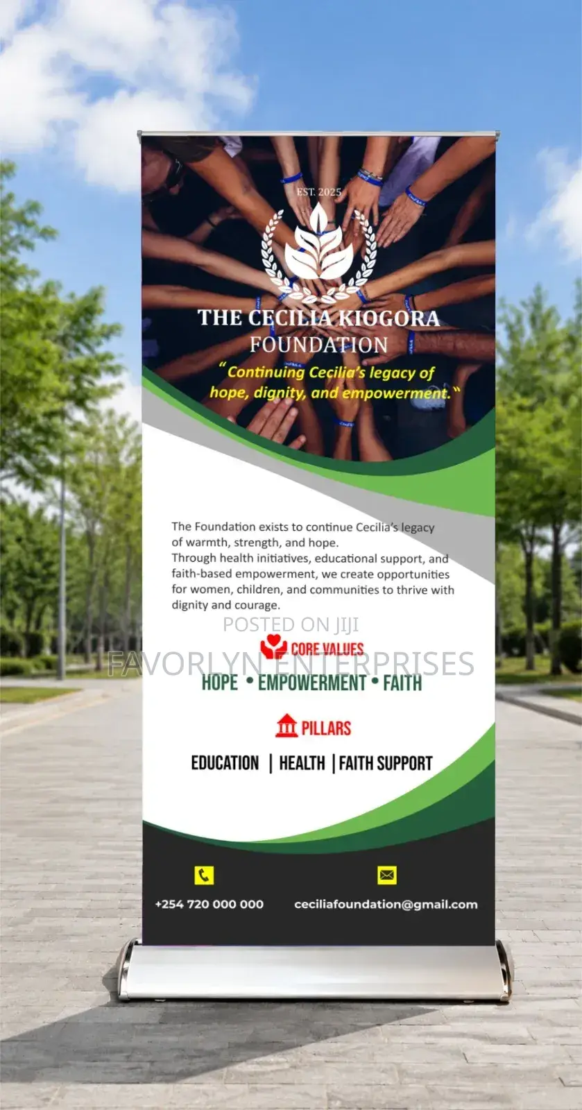 Mass Roll Up Banners Printing